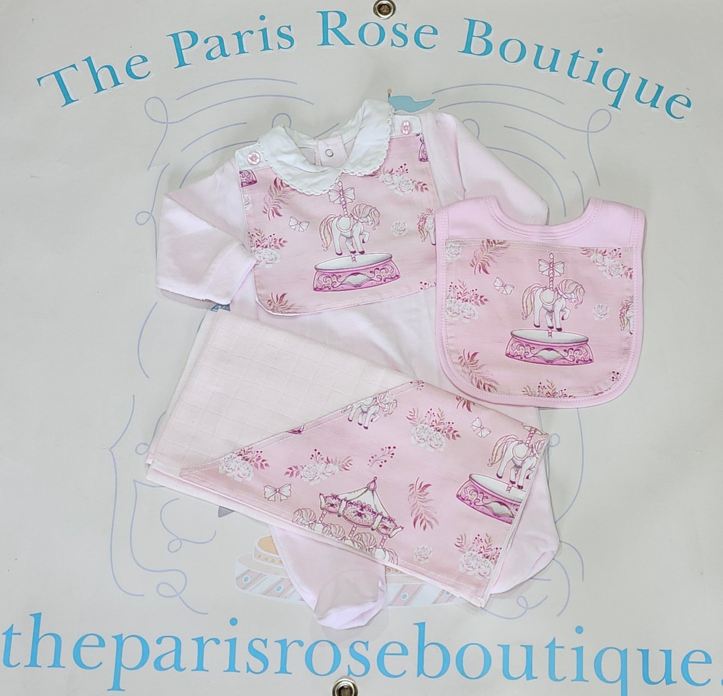 All Pink Carousel small set. MADE TO ORDER